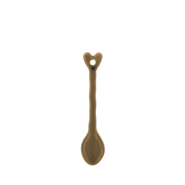 Bastion Collections - Espresso Löffel "Heart" - braun