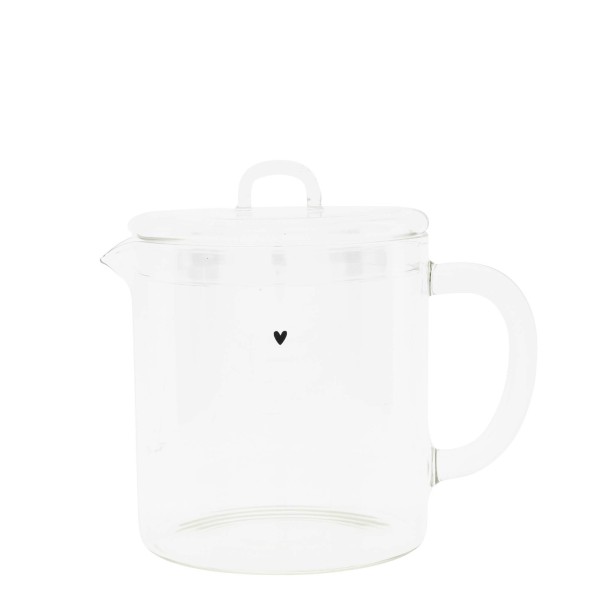 Bastion Collections - Teekanne aus Glas "Heart"