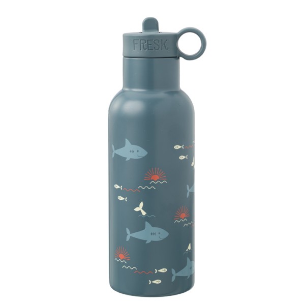 Fresk - Thermosflasche mit 2 Verschlüssen "Shark" - 500 ml