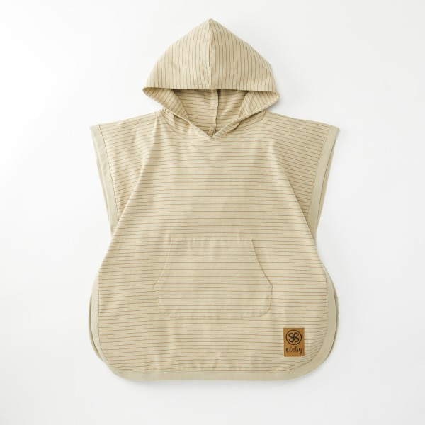 cloby - UV-Poncho UPF 50+ "Sandy Beach / Peanut Brown" - verschiedene Größen