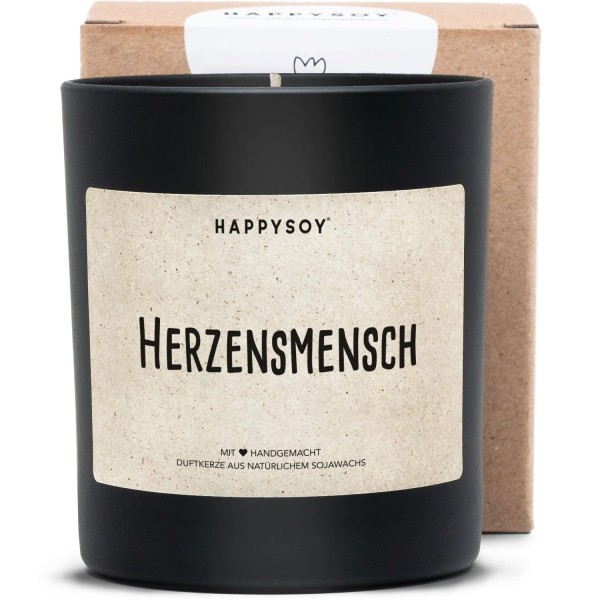 HAPPYSOY - Duftkerze "Herzensmensch"
