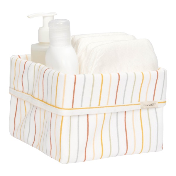 Little Dutch - Wickeltischkörbchen klein "Vintage Sunny Stripes"