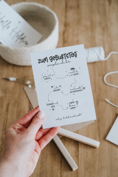 Heldenglück - Postkarte "Geburtstag"