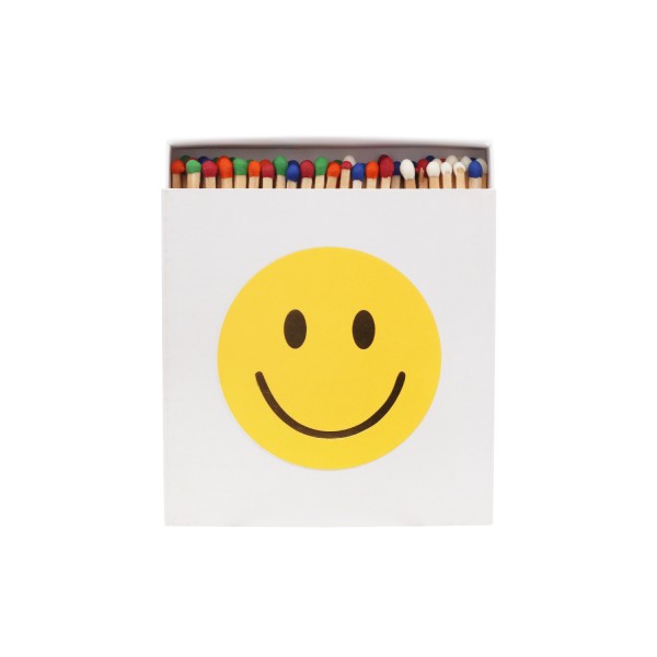 Eulenschnitt - Streichhölzer XL "Smiley - Be happy"