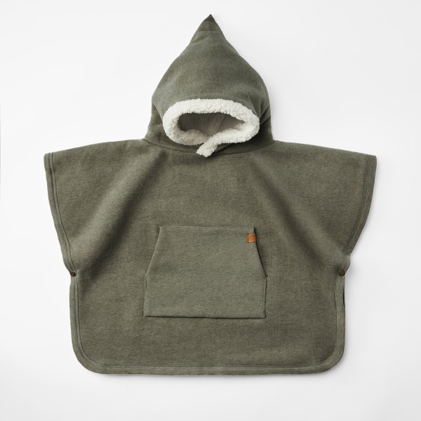 cloby - Teddy-Poncho "Forrest Green"
