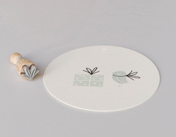 Perlenfischer - Stempel "Schleife" mini