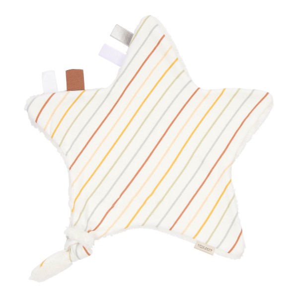 Little Dutch - Kuscheltuch Stern "Vintage Sunny Stripes"