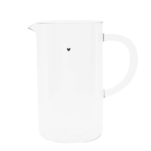 Bastion Collections - Glaskrug "Heart" - 10x21 cm