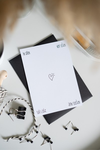 Heldenglück - Postkarte "In alle vier Ecken" 