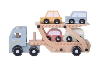 Little Dutch - Auto-Transporter mit Auflieger aus Holz 
