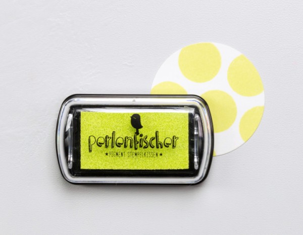Perlenfischer - Stempelkissen mini "Limone"