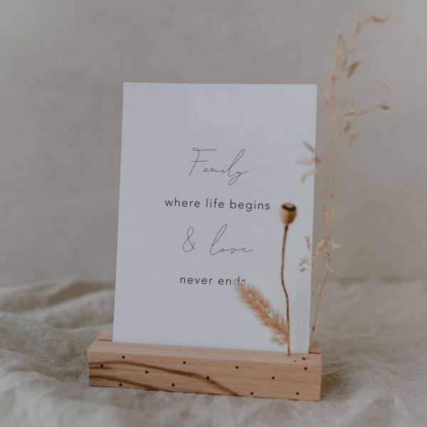 Eulenschnitt - Postkarte "Family"