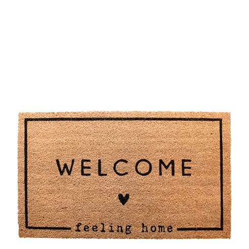 Bastion Collections - Fußmatte &quot;WELCOME - feeling home&quot;