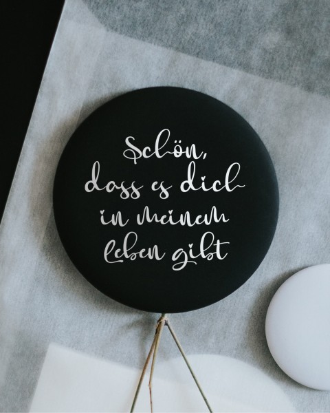 Heldenglück - Magnet groß "Schön, dass es dich gibt"