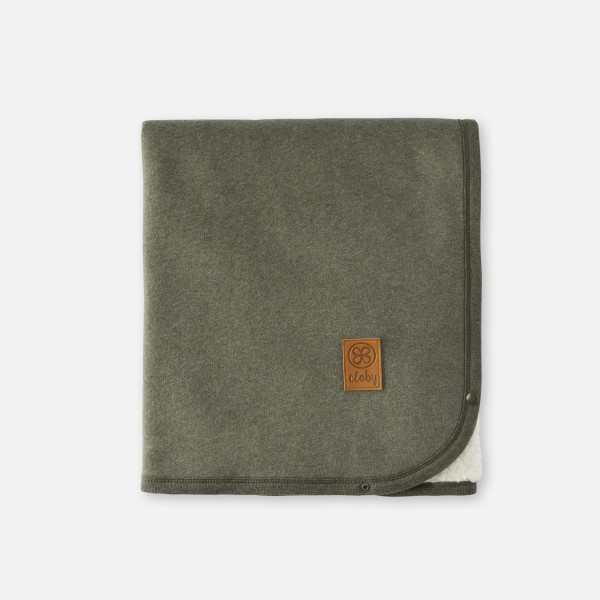 cloby - Teddy-Decke "Forrest Green"