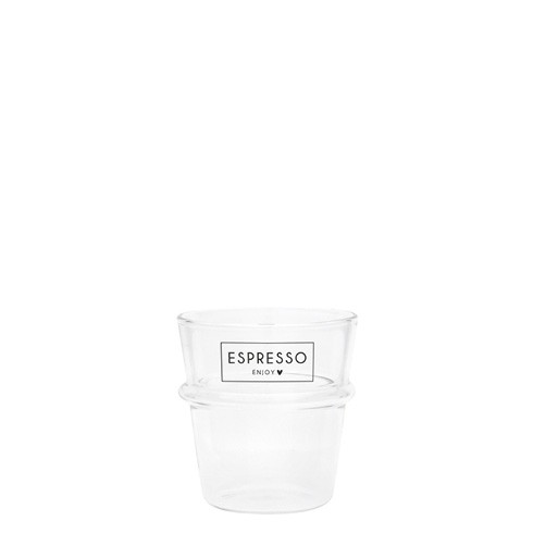 Bastion Collections - Espresso Glas "ESPRESSO Enjoy"
