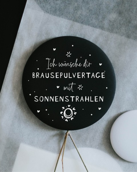 Heldenglück - Magnet groß "Brausepulvertage"