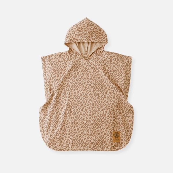 cloby - UV-Poncho UPF 50+ "Leopard Brown"" - verschiedene Größen