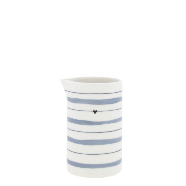 Bastion Collections - Milchkännchen "Watercolour Blue Stripes"
