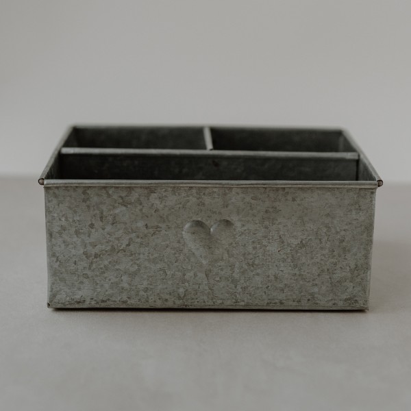 Eulenschnitt - Metallbox "Herz" - 25x18 cm