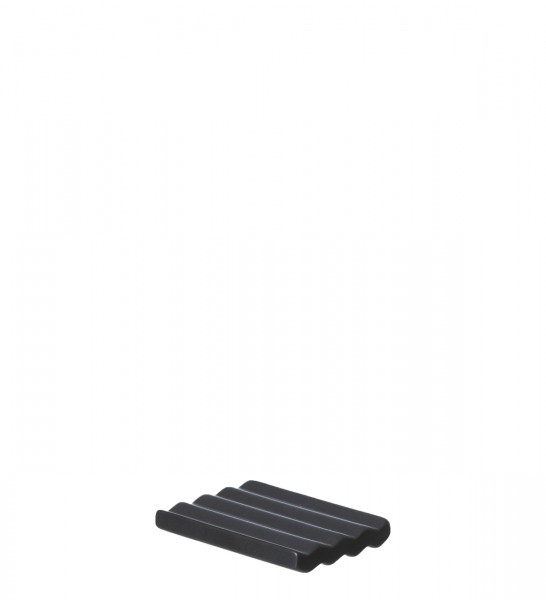 OOhhx - Ablagetablett "Wave" - schwarz matt - 11 cm