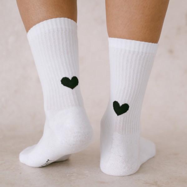 Eulenschnitt - Socken "Herz" - "schwarz" - verschiedene Größen