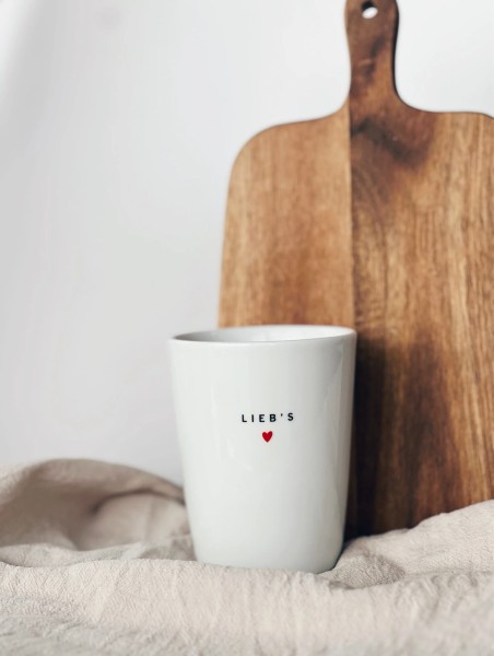 GOLDSCHERBEN - Becher "LIEB'S"