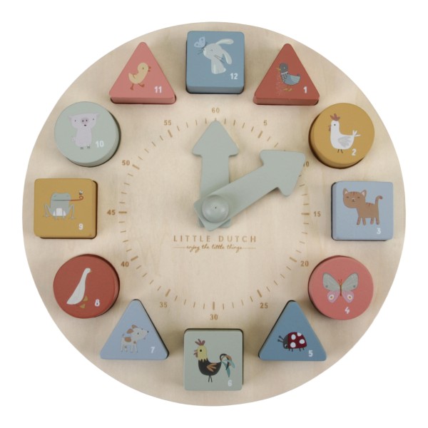 Little Dutch - Puzzle-Uhr aus Holz