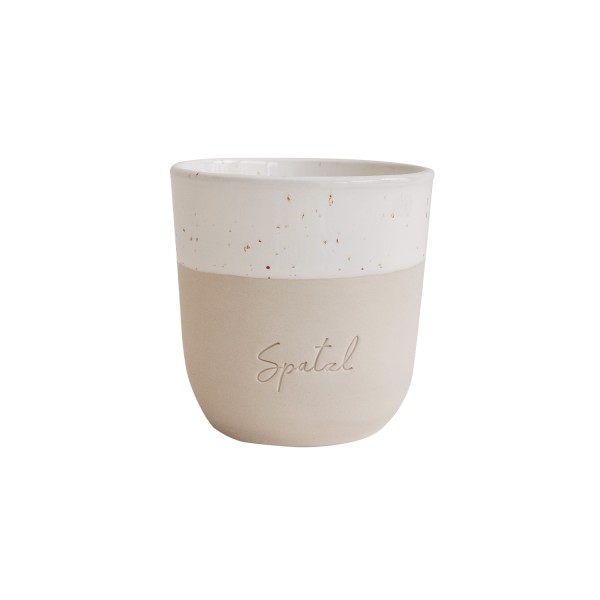 Eulenschnitt - Steingut Becher "Spatzl" - LIMITED EDITION