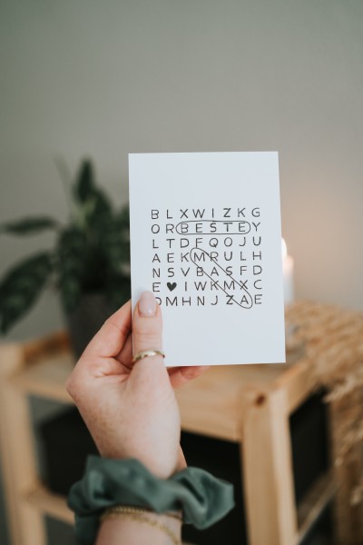 Heldenglück - Postkarte "Beste Mama"