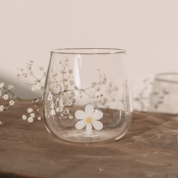 Eulenschnitt - Trinkglas "Daisy" 
