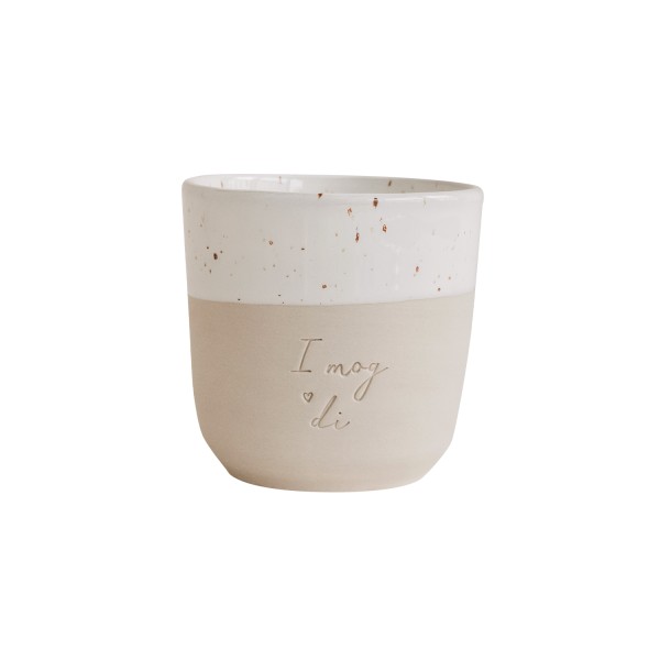 Eulenschnitt - Steingut Becher "I mog di" - LIMITED EDITION
