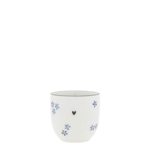 Bastion Collections - Eierbecher - "Daisies" weiß/blau