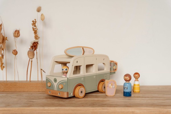 Little Dutch - Retro-Van mit Spielfiguren aus Holz
