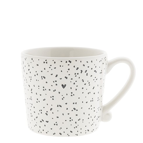Bastion Collections - Tasse "Dotts" - weiß/schwarz